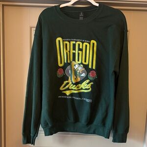 Green Oregon Ducks Sweater